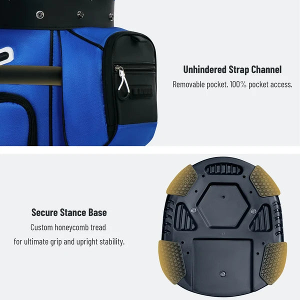 UNIHIMAL Golf Cart Bag | 14-Way Dividers & Rain Cover