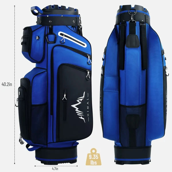 UNIHIMAL Golf Cart Bag | 14-Way Dividers & Rain Cover