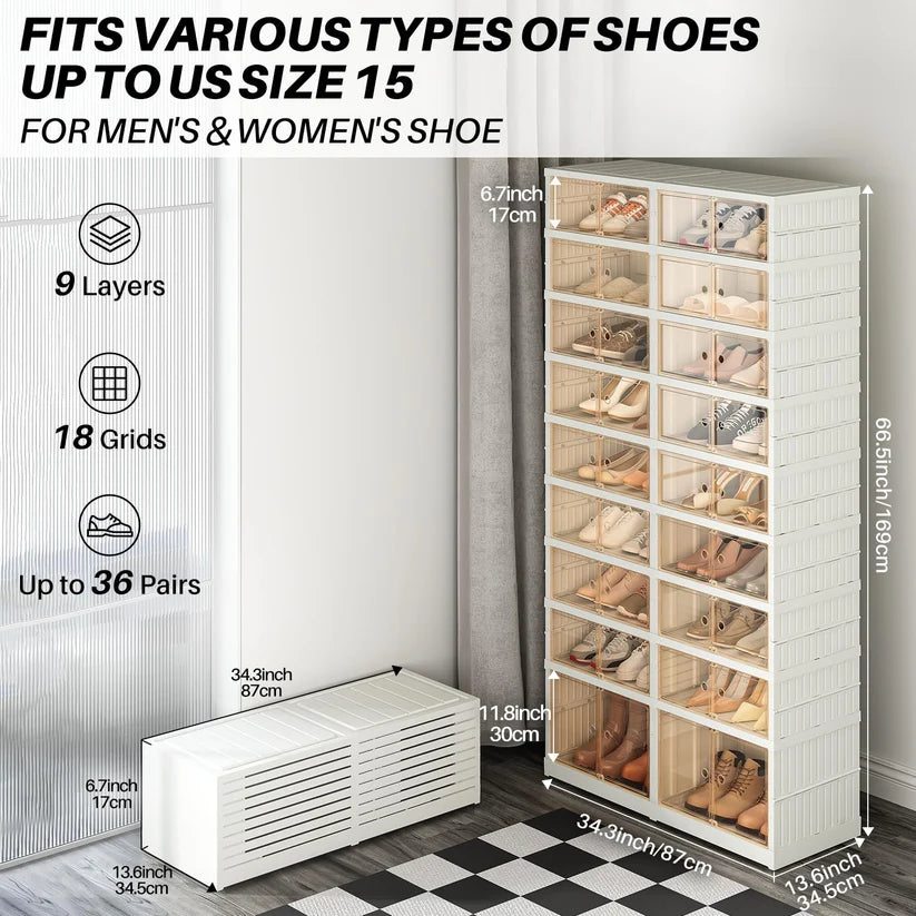 ⚡Limited-time offer⚡ Organize all your shoes in minutes,everything clearly visible at a glance