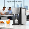 Countertop Nugget Ice Maker with Touch-Free Dispensing